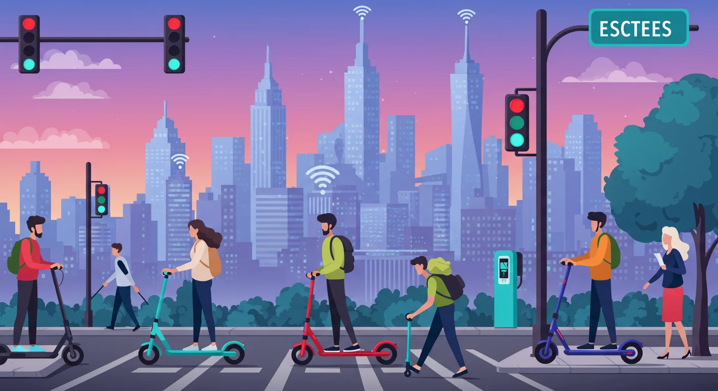 electric scooter , e-scooter